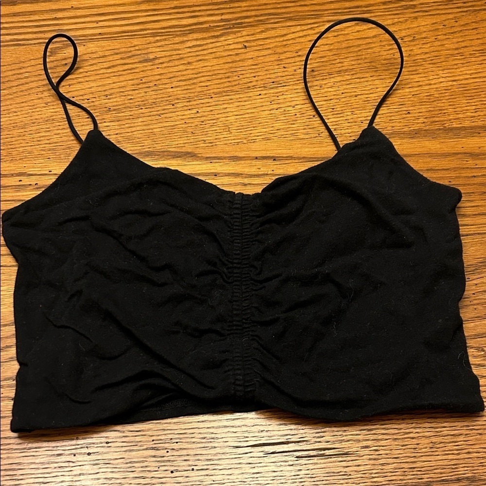Black Ruched Women's Top/8
